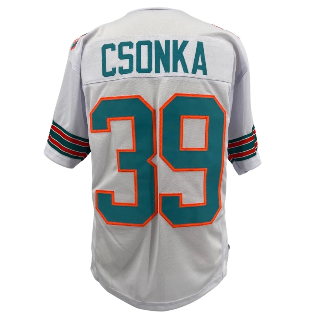 New NFL Miami Dolphins Larry Csonka Throwback Jersey Multiple Sizes - Picture 1 of 3